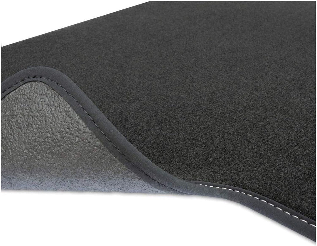 M MOTOS Velours Premium fussmatten Auto kompatibel mit Citroen Berlingo II 2008-2018 - Premium, Matt