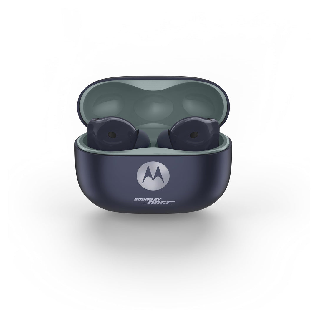 Motorola Moto Buds 2 Plus Sound by Bose (BT 6.0 Earbuds, multidimensionaler Sound, Dolby Head Tracki