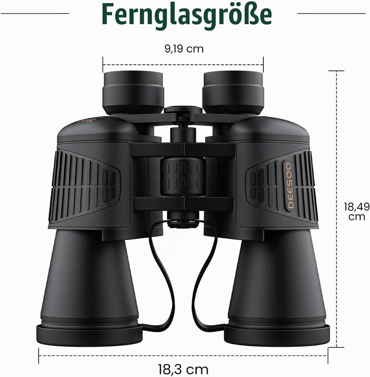 20x52 Fernglas für Erwachsene, Hochleistungs-Fernglas - Vogelbeobachtungsfernglas für Erwachsene mit