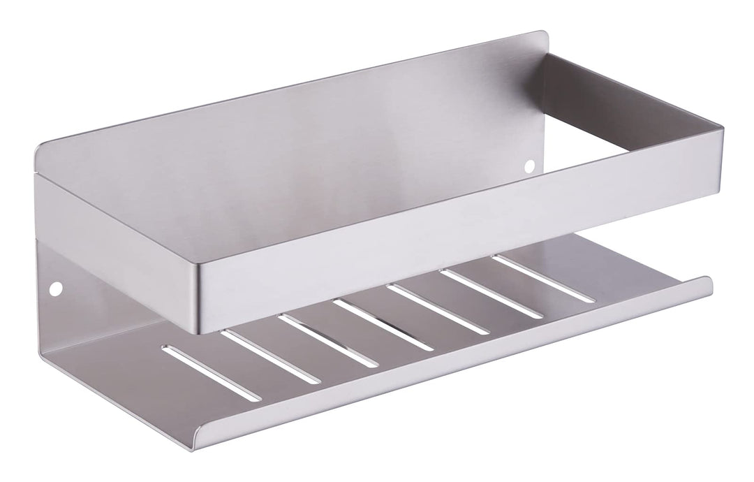 KigKog® Duschablage ohne Bohren Gebürstetes Nickel, Duschregal Wandmontage Edelstahl SUS304 Rostfrei