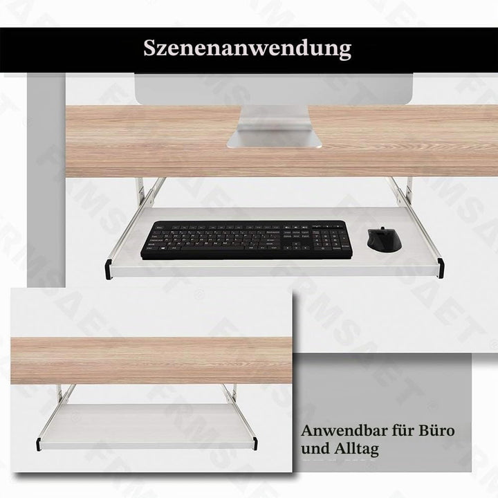 FRMSAET Möbelzubehör Büroproduktanzüge Hardware 53 cm / 60 cm / 76 cm Tastatur Schubladenfach Holzha