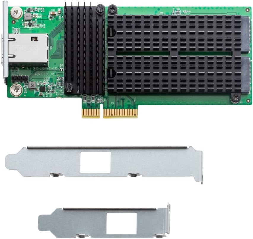 Asustor AS-T10G3, 10GbE &amp; M.2 NVMe SSD Netzwerkkarten (für AS6704T/AS6706T/AS6504RD/AS6504RS/AS6512R