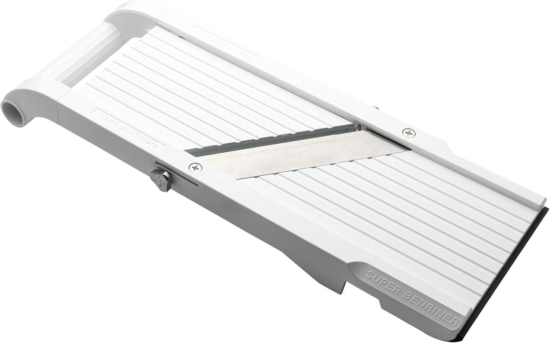 Benriner BN-95W-1 Mandoline, Edelstahl, weiss Weisse Version, Weisse Version