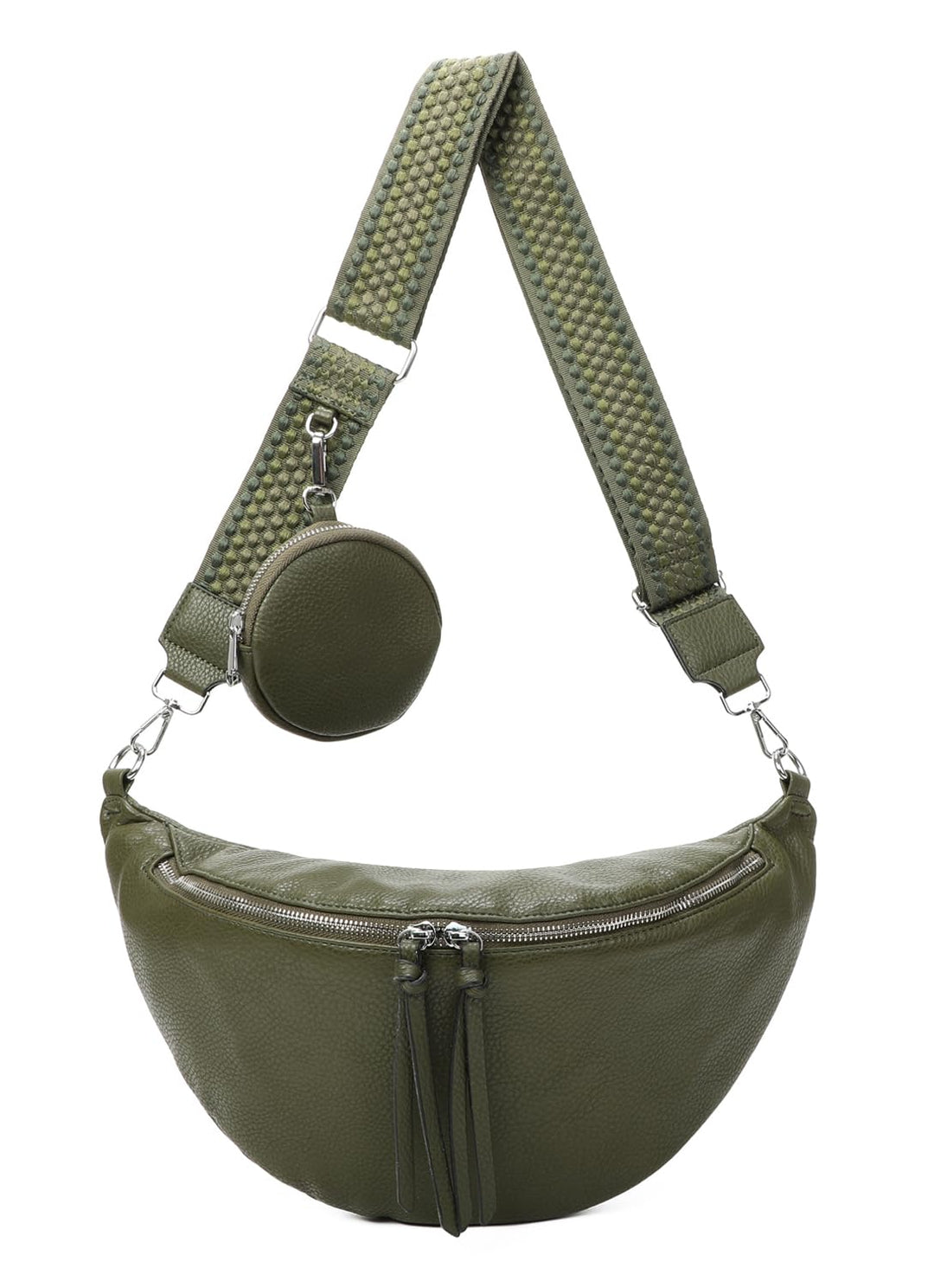 OBC Damen Tasche Crossbody Brusttasche Hüfttasche Schultertasche Umhängetasche Bauchtasche Gürteltas