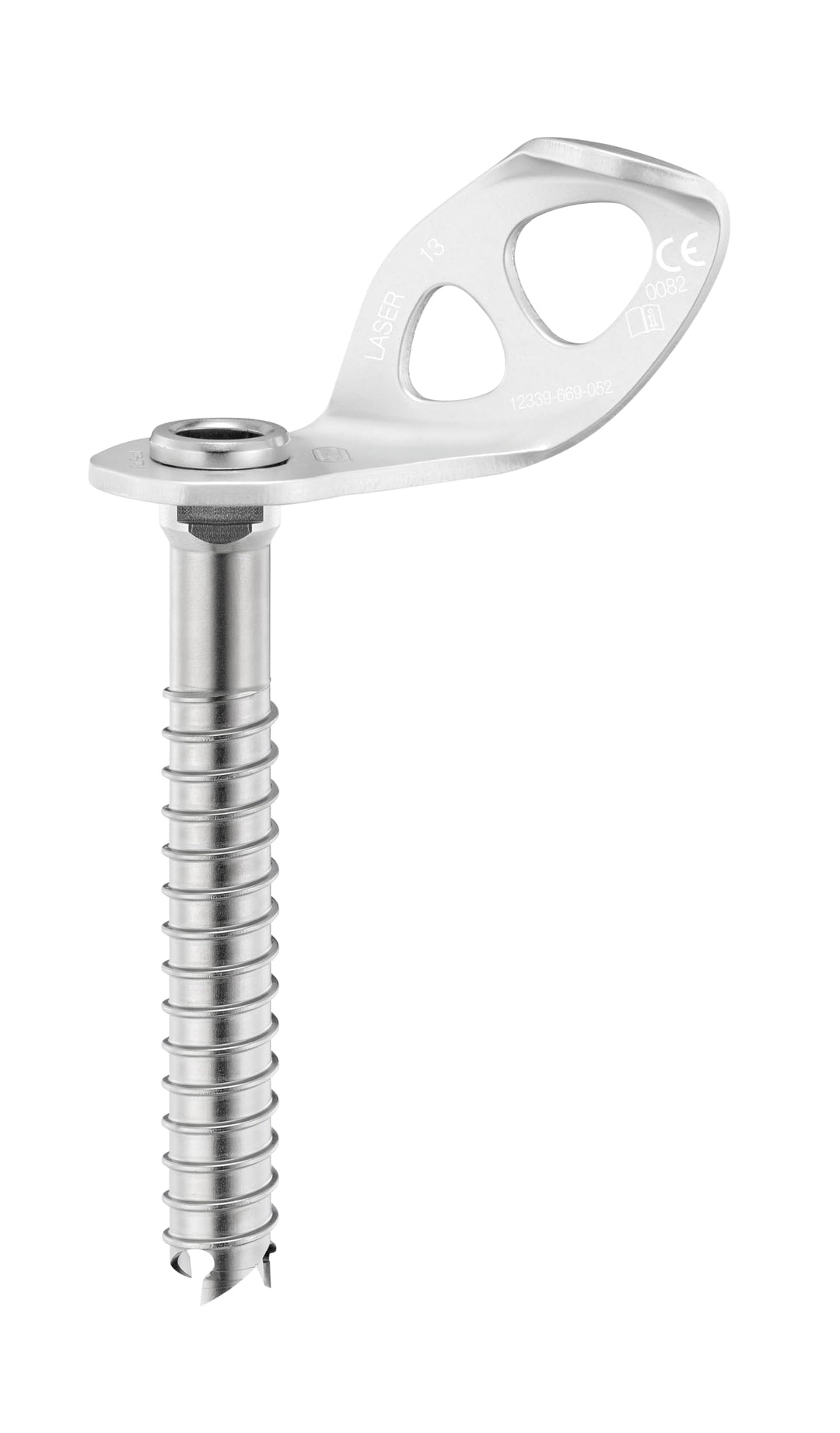 PETZL Unisex-Adult Laser 13 cm Silber, 13 cm Silber