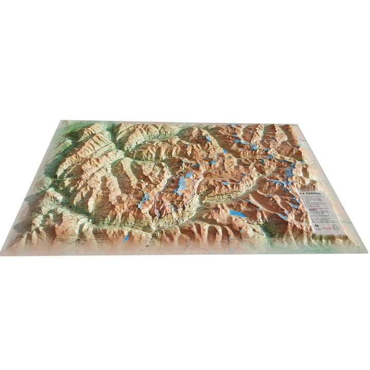 CARTE EN RELIEF DU MASSIF DE LA VANOISE, Taschenbuch
