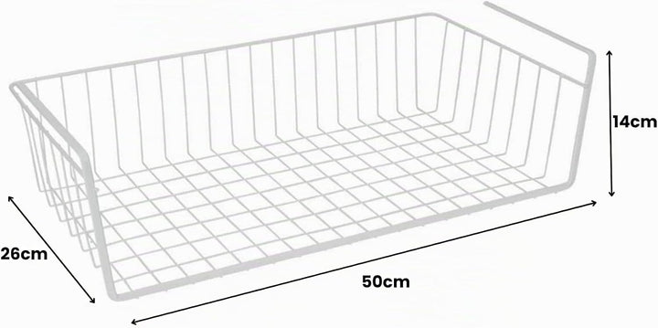 Metaltex 363850014 Babatex Schrankkorb 50x26x14 cm, weiss