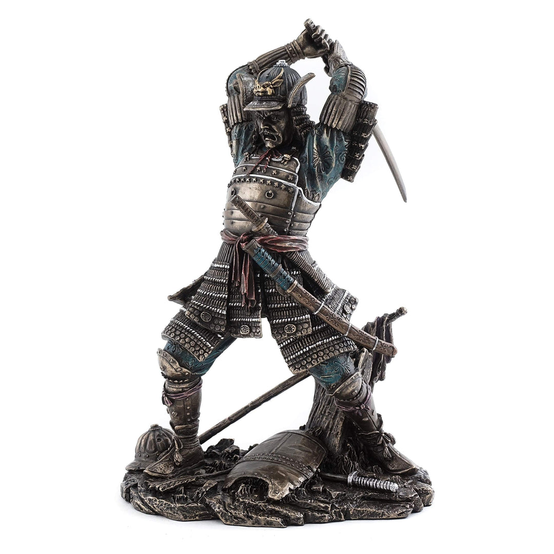 Veronese Samurai-Krieger in der Schlacht, japanische Statue, Figur