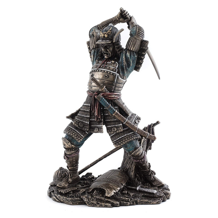 Veronese Samurai-Krieger in der Schlacht, japanische Statue, Figur