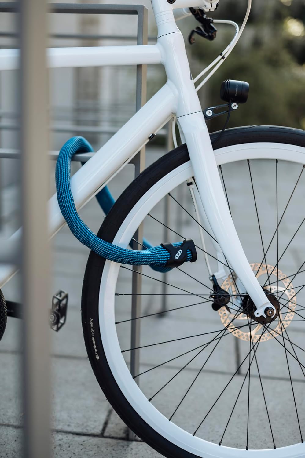 ABUS Kettenschloss IVERA Chain 7210 – Fahrradschloss mit hochflexibler IvyTex-Kunstfaserummantelung