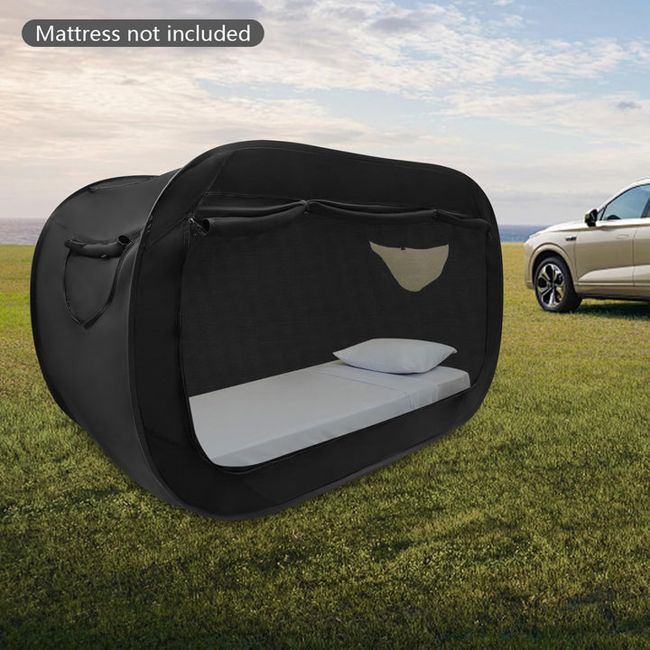 Bettzelt 190×90×100cm, Pop-up Schlafzelt mit Moskitonetz | Verdunkelnd, vierseitig belüftet, faltbar