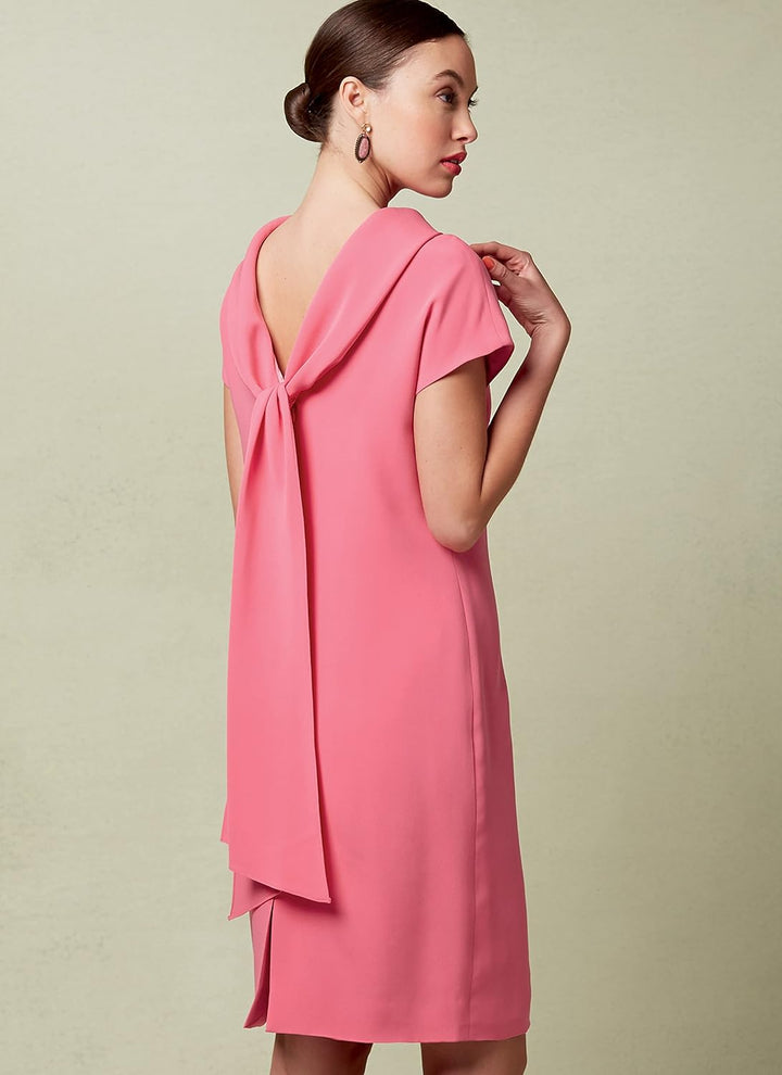 Vogue Mustern Schnittmuster Enganliegendes Kleid, Mehrfarbig, Grössen 14–22 20.00 x 0.5 x 25.00 cm,