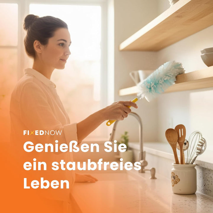 30er XXL Staubmagnet Nachfüllpack Tücher Set für Swiffer Duster I Staubwedel Starterset Kit inkl. St
