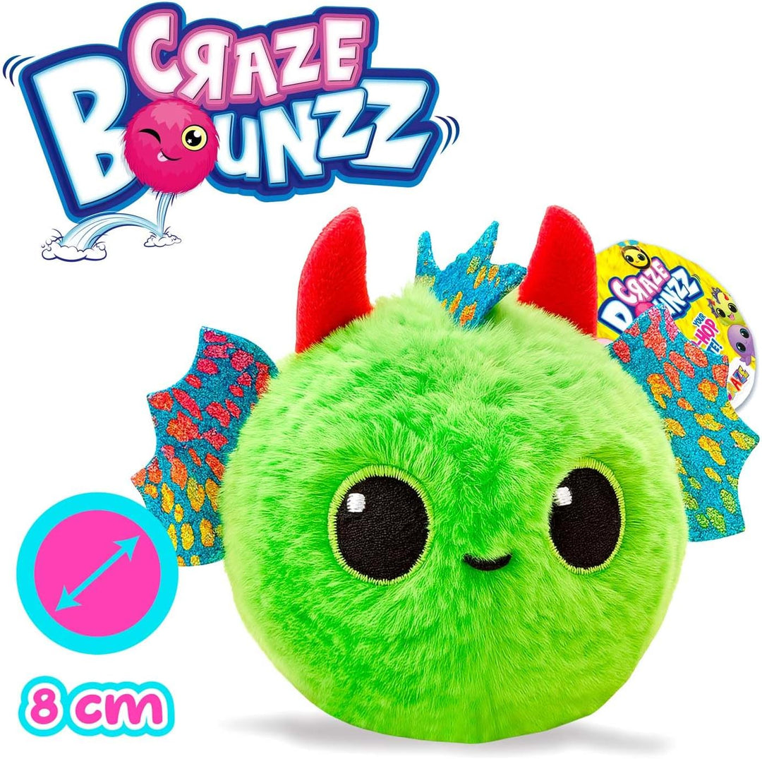 Craze BOUNZZ Funpack 3er Bundle Hüpfende Plüschtiere - Flauschige Kuscheltiere zum Spielen & Sammeln