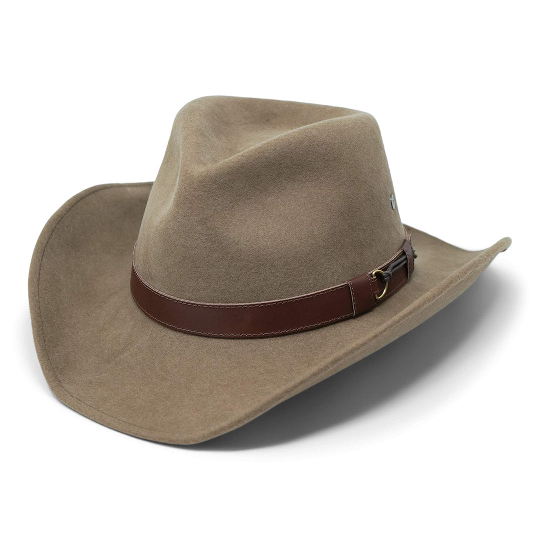Borges & Scott Forester – Westernhut aus Wollfilz – Cowboyhut - wasserabweisend - mit Drahtkrempe 60