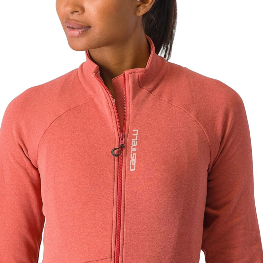 CASTELLI Damen Unltd Trail W JRS Sweatshirt S Mineral Red/Clay, S Mineral Red/Clay