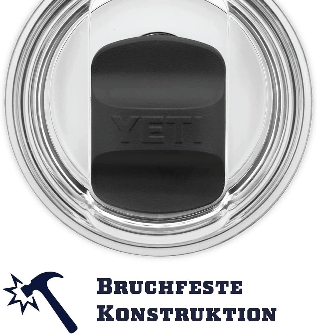 YETI Rambler Weinbecher, Black, 10oz (296ml), Black