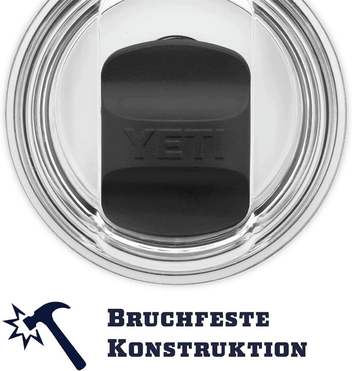 YETI Rambler Weinbecher, Black, 10oz (296ml), Black