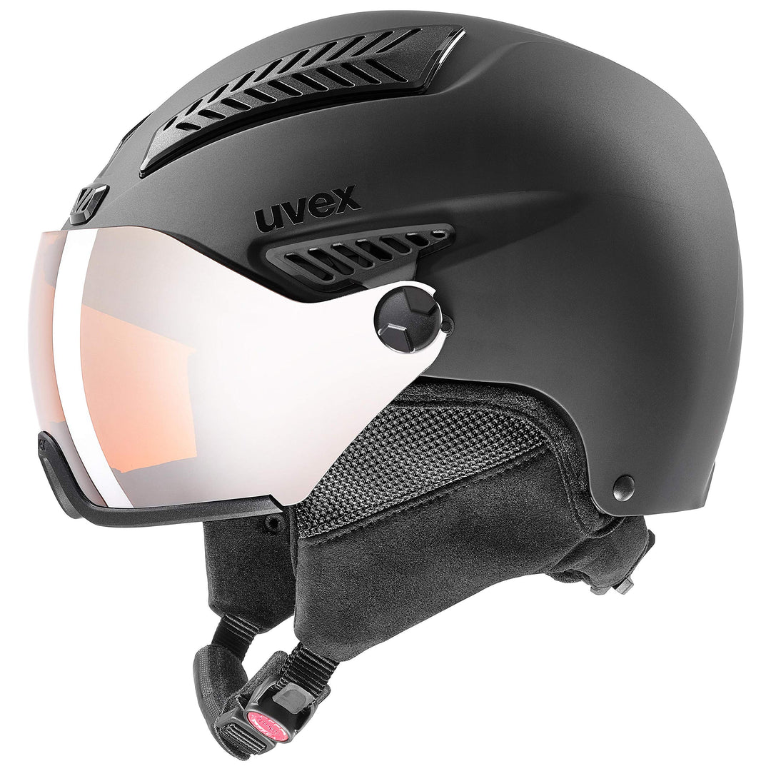 uvex Unisex – Erwachsene hlmt 600 Visor Skihelm black mat 53-55 cm, black mat 53-55 cm