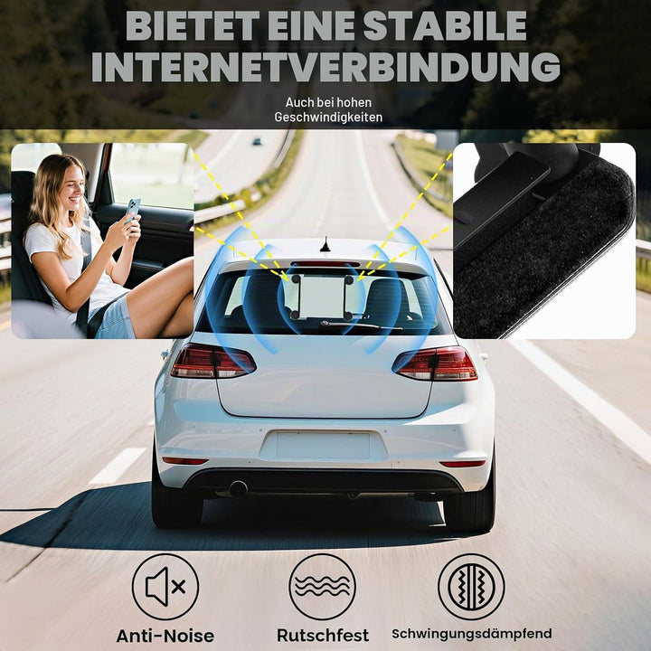 Hossom Starlink Mini Autohalterung, Starlink Halterung Sicherheitshalterung für Fenster und Glas, St