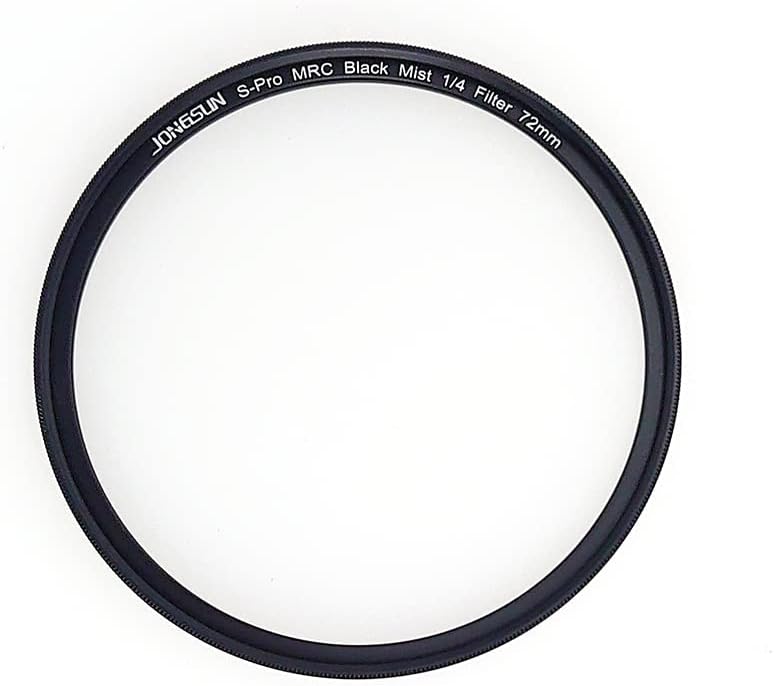 JONGSUN S-Pro MRC Black Mist 1/4 Filter 72mm, Schwarzer Soft Pastell Traum Film Spezialeffekte Filte