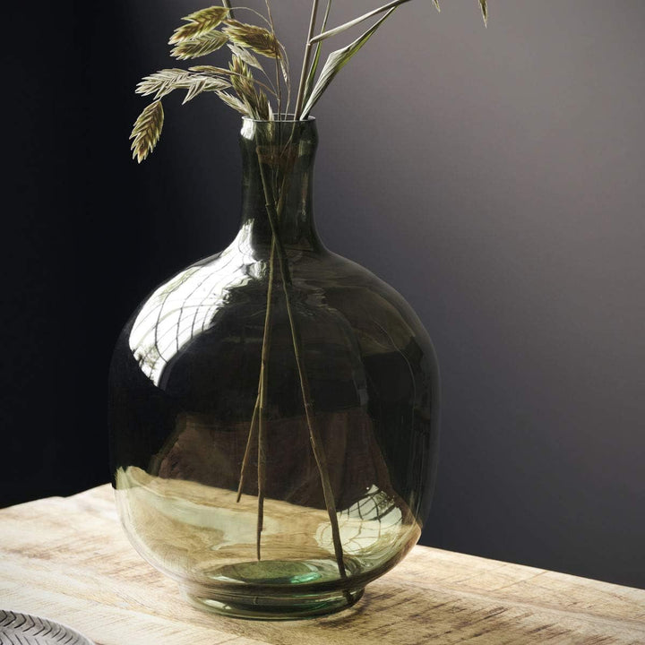 House Doctor 208346065, Vase, Tinka, Dunkelgrün, Glas