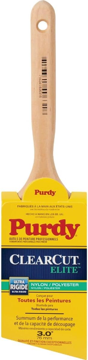 Purdy 144152830 Clearcut Elite Glide Trimmbürste, Mehrfarbig, One Size One Size Flacher Rand Jedes,
