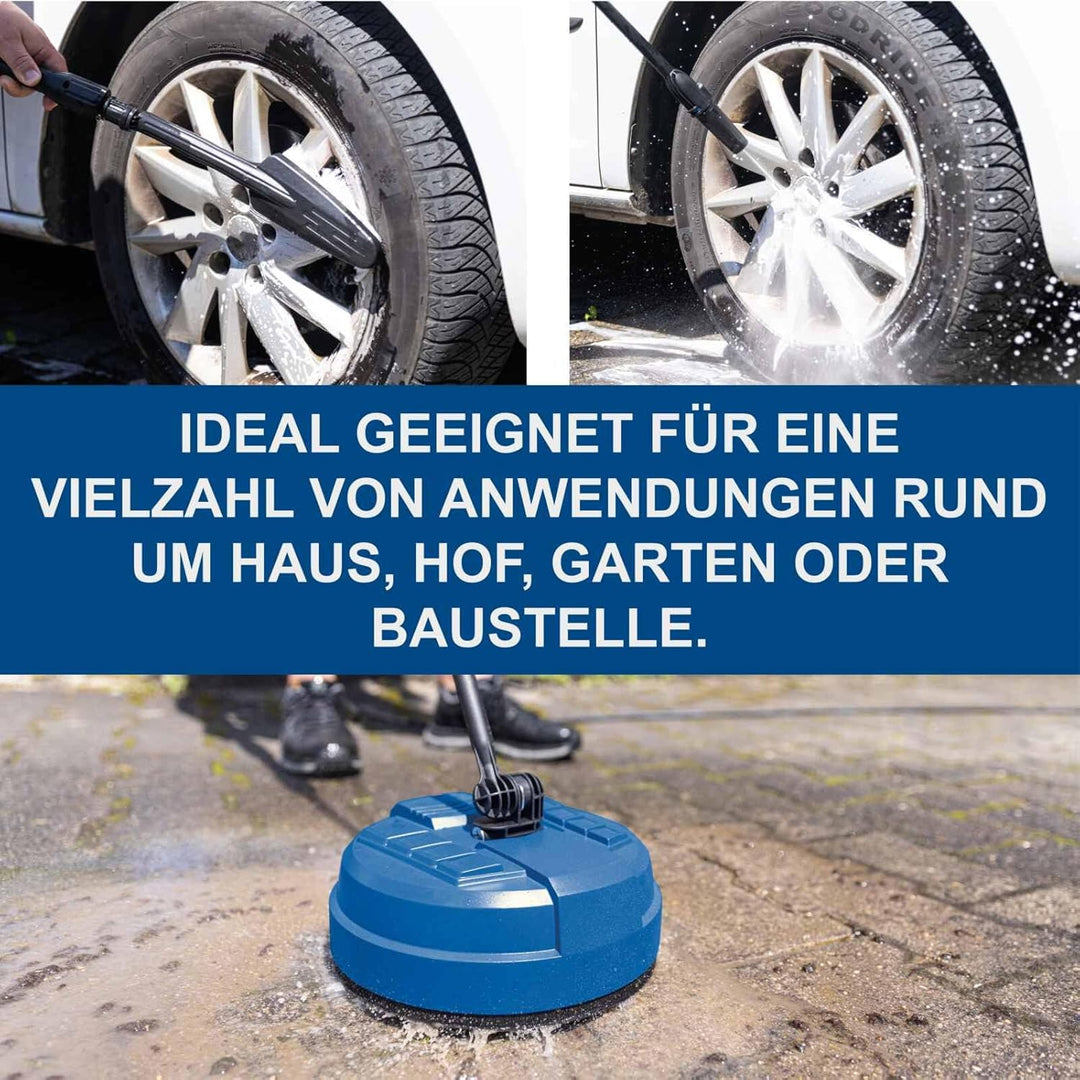Scheppach Hochdruckreiniger HCE2600x inkl. Zubehör, Reinigungstank & integrierter Schlauchtrommel |