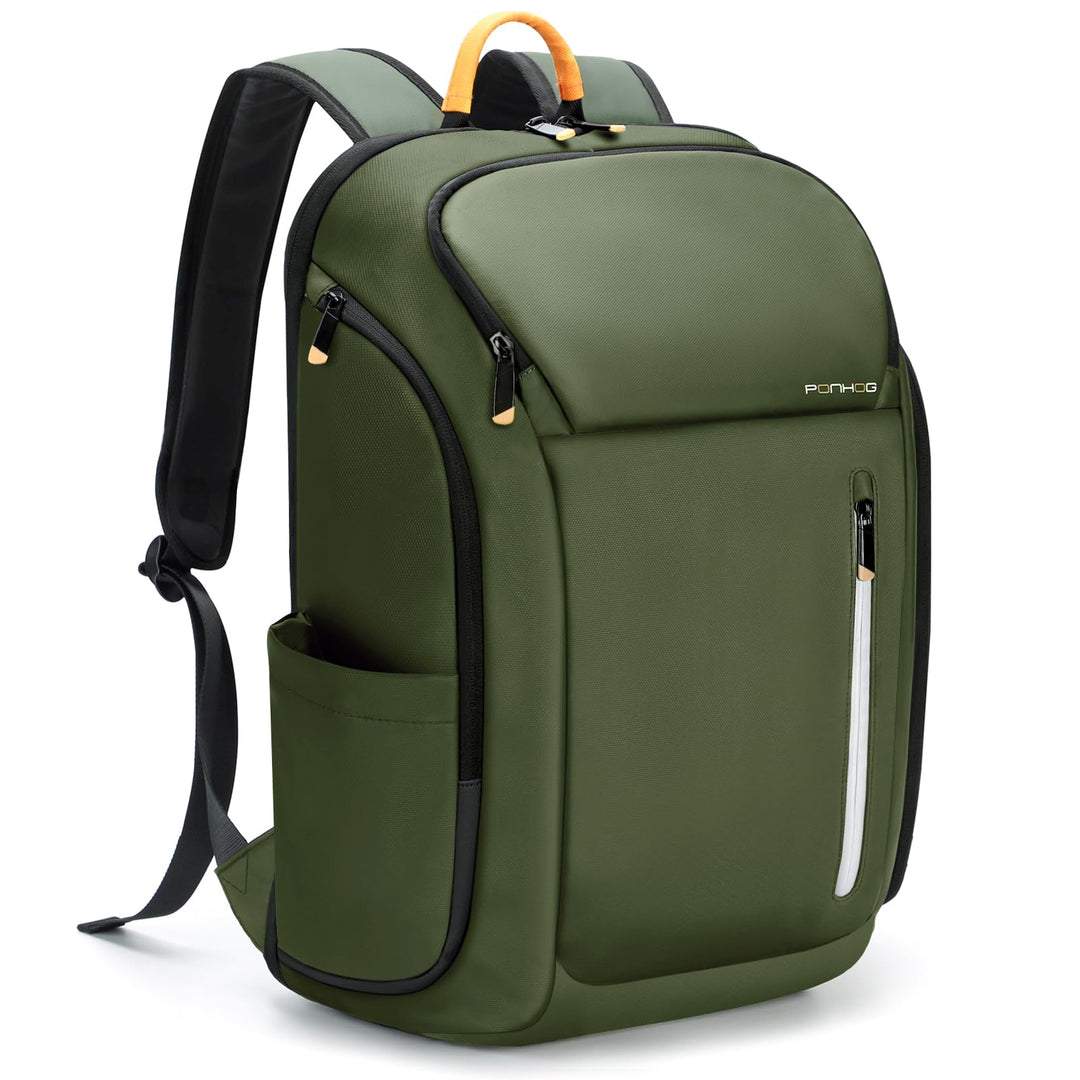 Ponhog Rucksack Herren, Gross Laptop Rucksack 17 Zoll, Reiserucksack mit Anti Diebstahl Computerfach