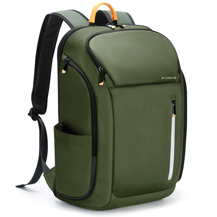 Ponhog Rucksack Herren, Gross Laptop Rucksack 17 Zoll, Reiserucksack mit Anti Diebstahl Computerfach