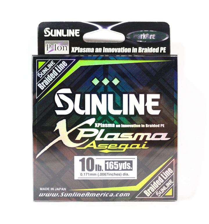 Sunline Xplasma Asegai Green Braided Line 165 Yards Dunkelgrün, 4,5 kg, Dunkelgrün, 4,5 kg