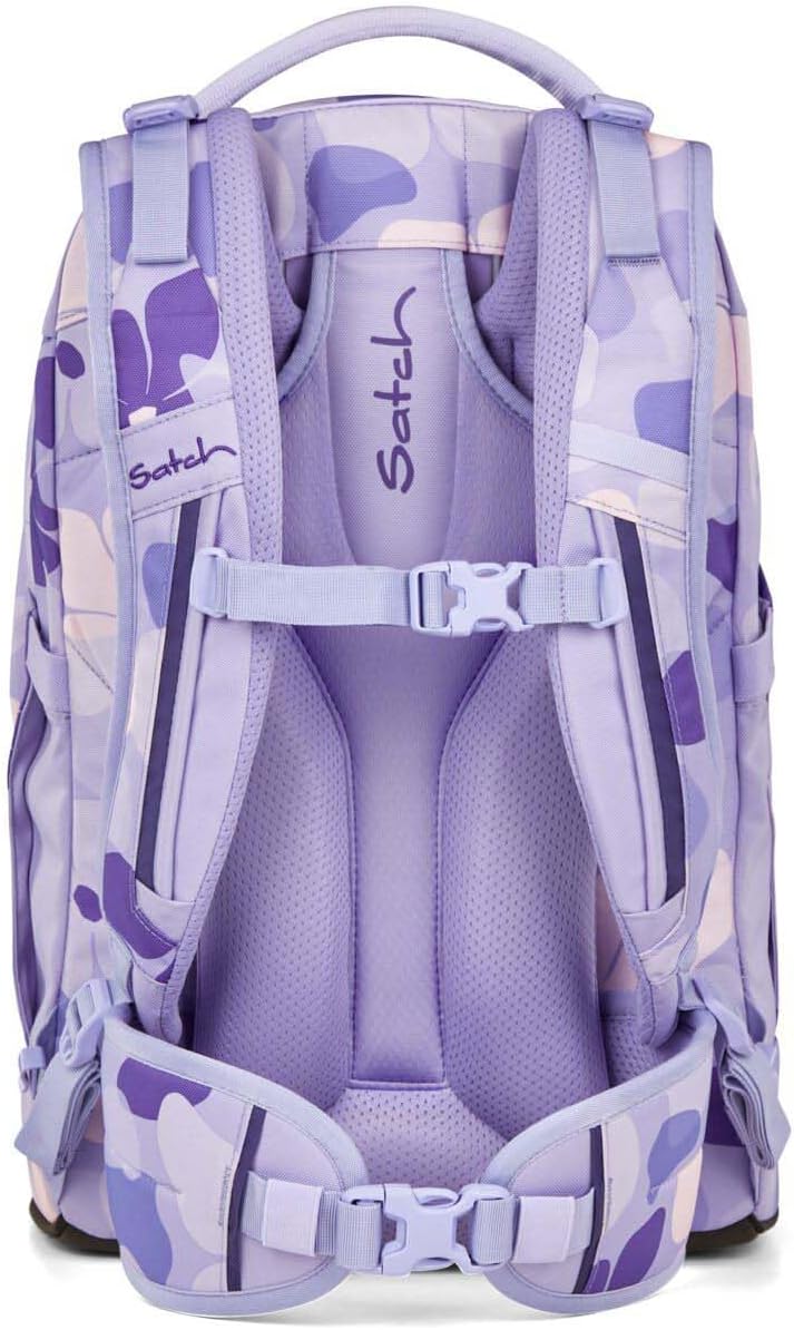 Satch Pack Schulrucksack Set 2tlg. inkl. Pencil Slider (Lilac Blossom), Lilac Blossom