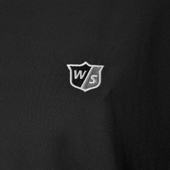 Wilson Herren Klassisches Herren-Poloshirt Poloshirt L Schwarz, L Schwarz