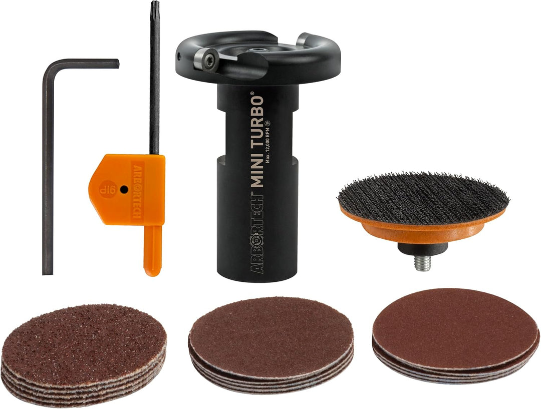 ARBORTECH Mini TURBO | Ø 50 mm Hartmetall Frässcheibe für Winkelschleifer zur Holzbearbeitung | MIN.