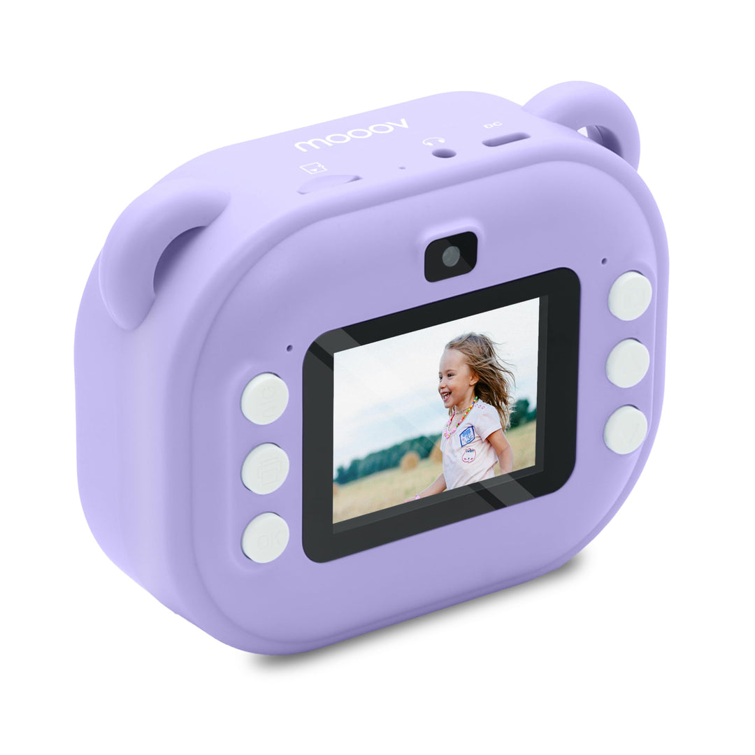 MOOOV 477523 Sofortkamera und Kinderkamera für Mädchen, Jungen, Violett