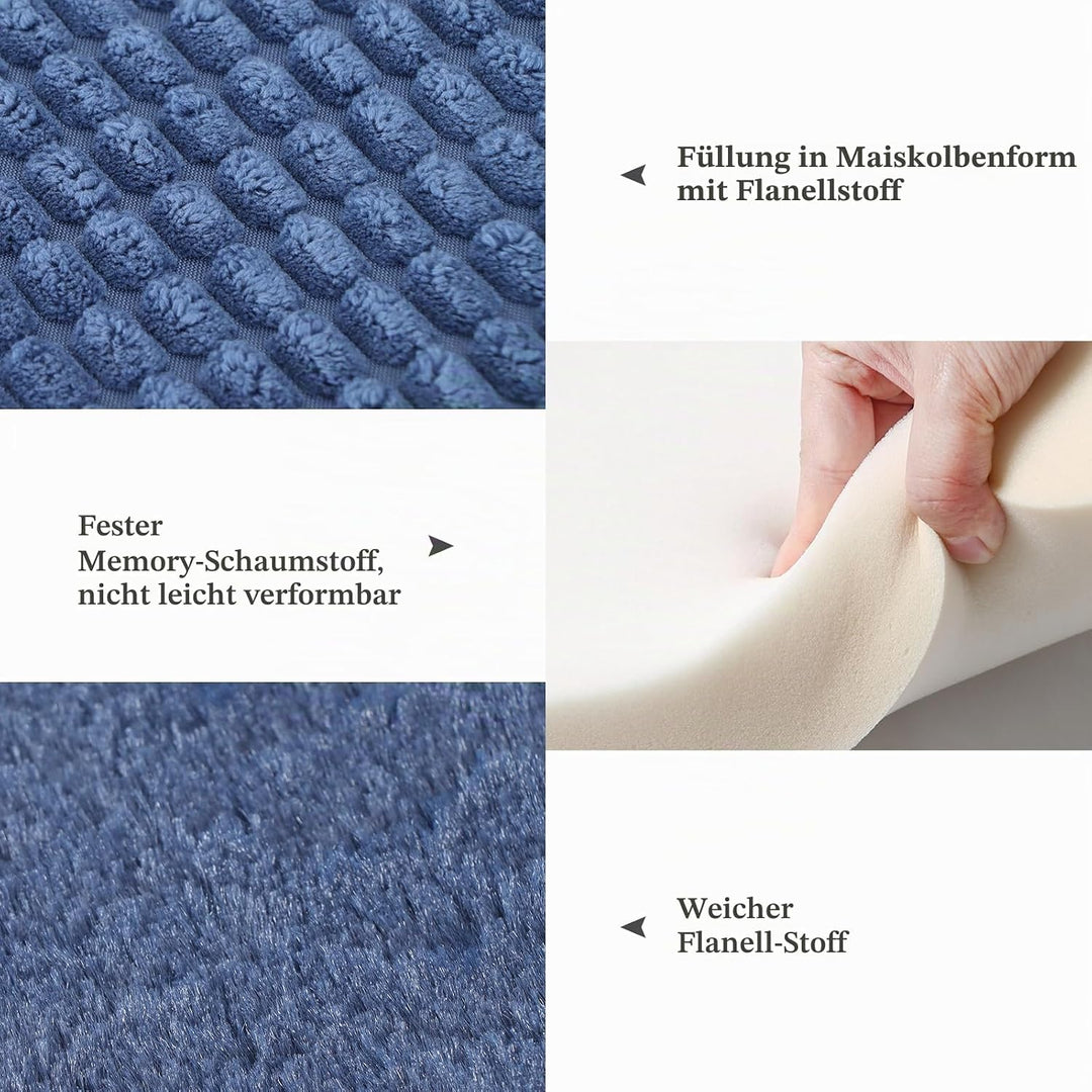 BVAGSS Orthopädisches Hundebett, Waschbar Hundekissen flauschig Hundematte, Umkehrbar Weiche und War