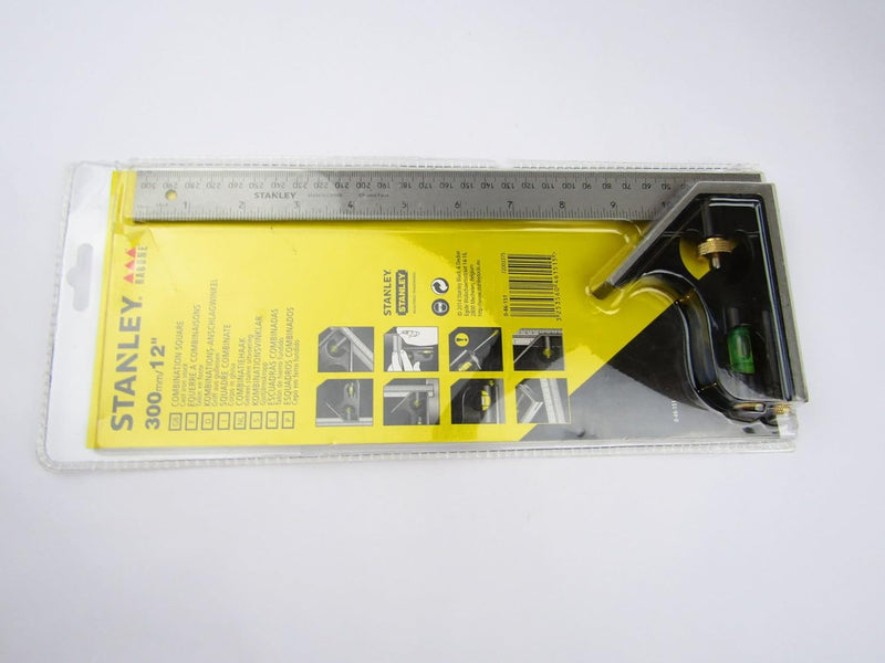 Stanley - 1912 Combination Square 300mm/12in 0-46-151 - STA046151 1 Mehrfarbig, 1 Mehrfarbig