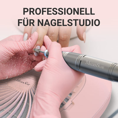 MelodySusie Nagelstaubsauger mit Filter, Professionelle Staubabsaugung für Nagelstudio & Zuhause Lei