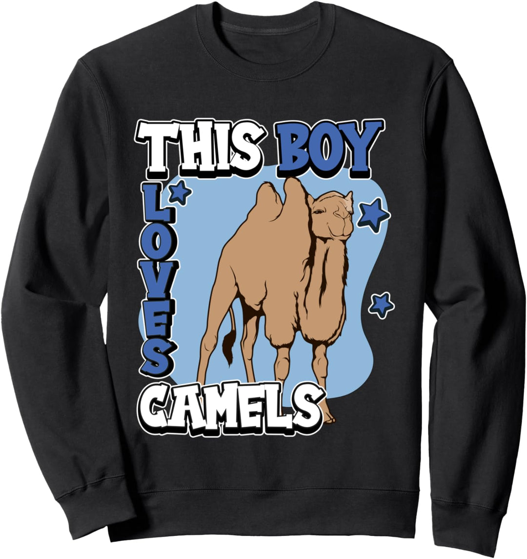 Jungen This Boy Loves Camels Kamel Sweatshirt