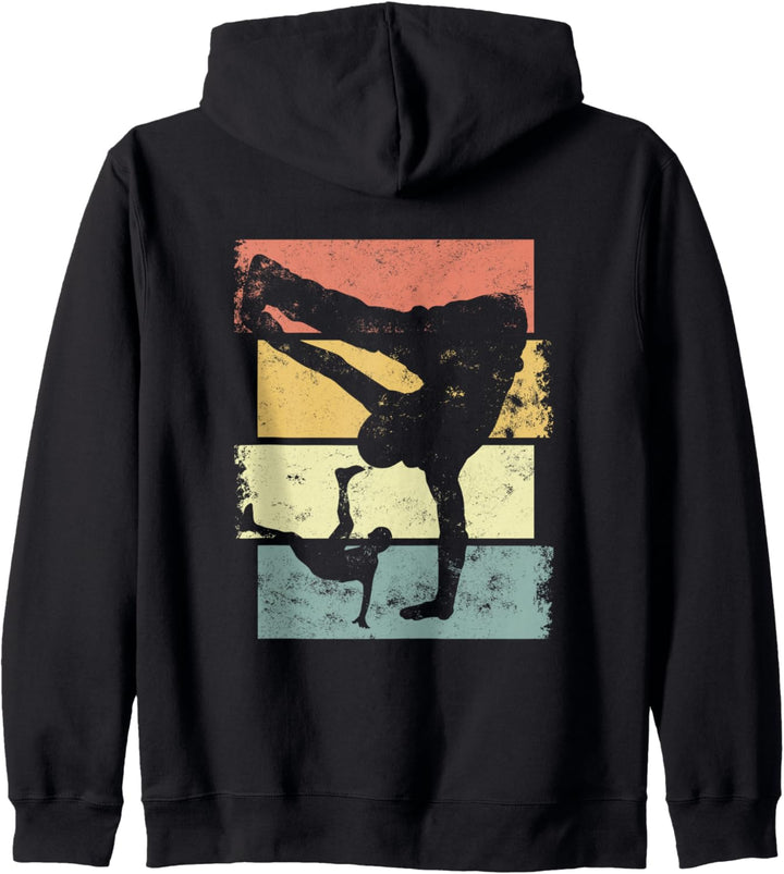 Breakdance Vintage Hip Hop Musik Breakdancing Kapuzenjacke