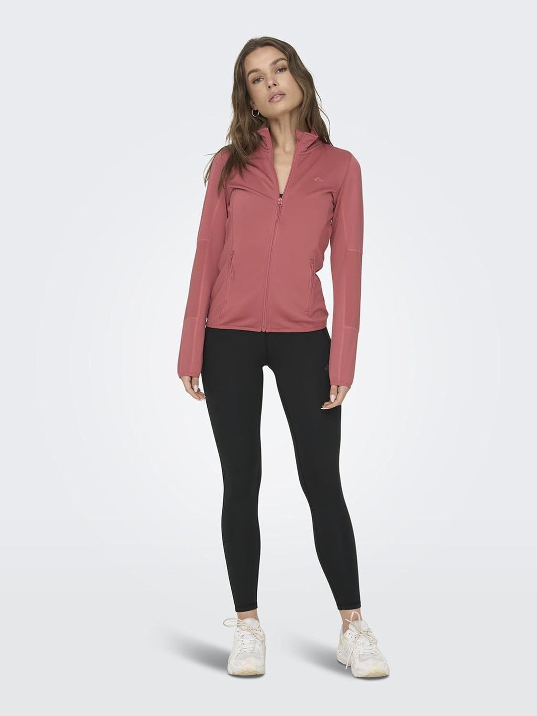 ONLY Damen Onpjetta Hn Fleece Jck Noos Jacke, S Mineral Red