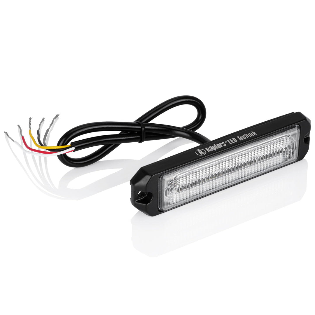Raptors LED Technik - Frontblitzer/Heckblitzer Raptor XM6. Einsatz Warnleuchte mit ECE R65 Zulassung