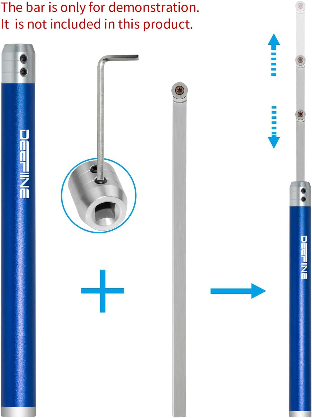 DEEFIINE Drechseleisen Set mit Hartmetall-Schneidplatten,Drechseleisen Drehwerkzeuge Messergriff (bl