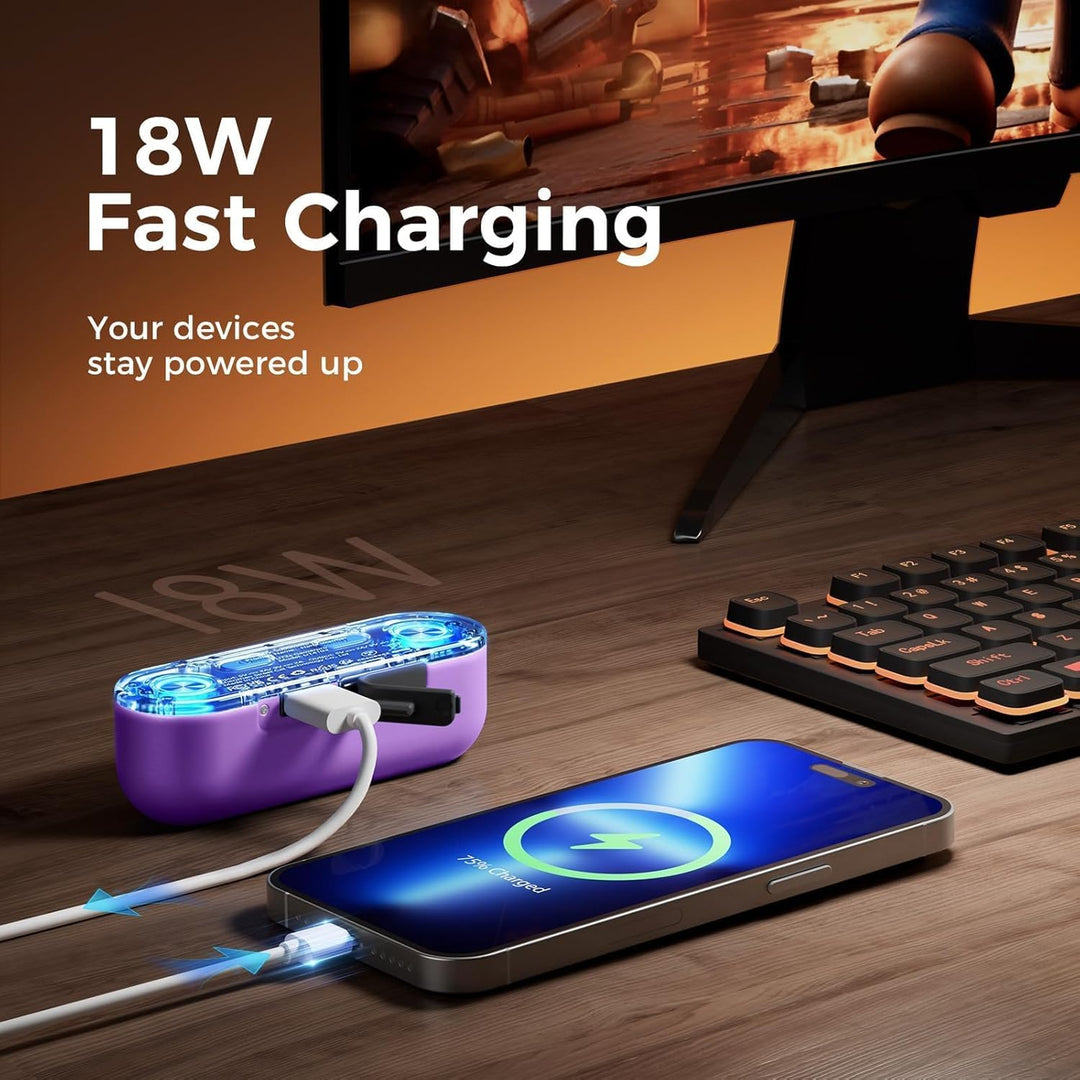 OCOOPA Elektrischer Handwärmer, 10000 mAh Split-Magnetic 2er-Pack, 4 Heizmodi, Schnelleres Aufheizen