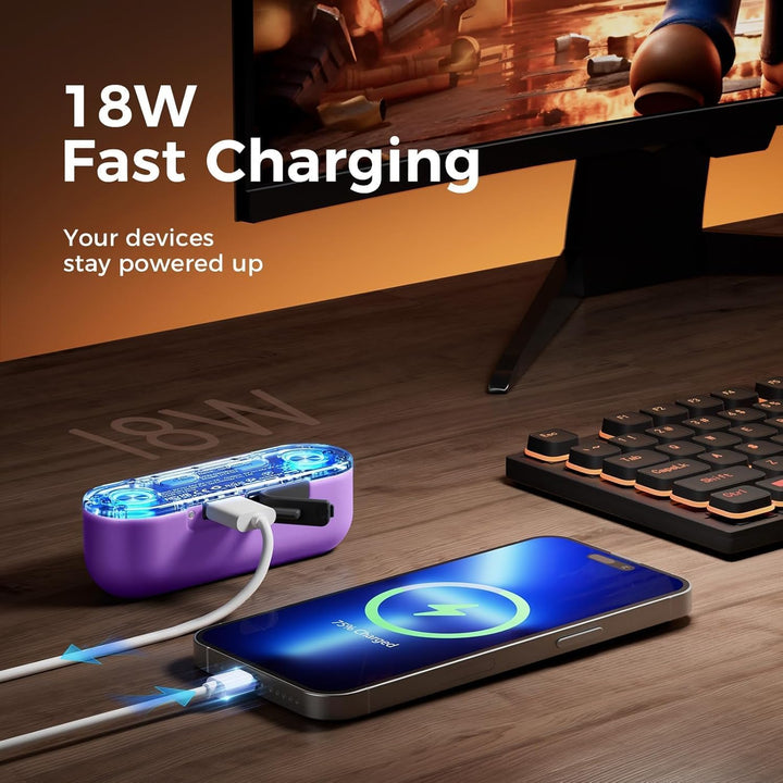 OCOOPA Elektrischer Handwärmer, 10000 mAh Split-Magnetic 2er-Pack, 4 Heizmodi, Schnelleres Aufheizen