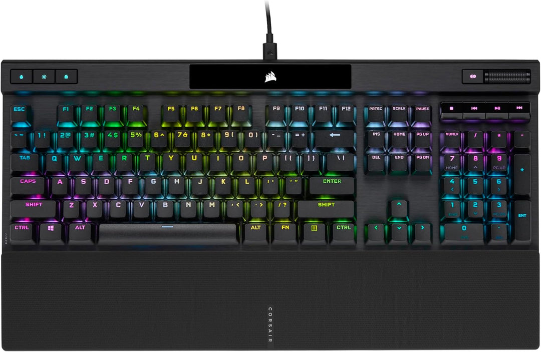Corsair K70 RGB PRO Mechanical Gaming Keyboard, Backlit RGB LED, Cherry MX Red Keyswitches, Schwarz