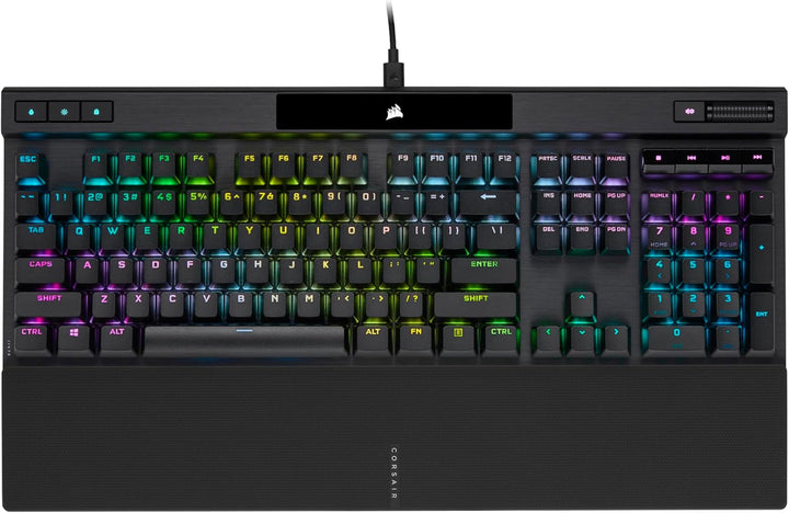 Corsair K70 RGB PRO Mechanical Gaming Keyboard, Backlit RGB LED, Cherry MX Red Keyswitches, Schwarz