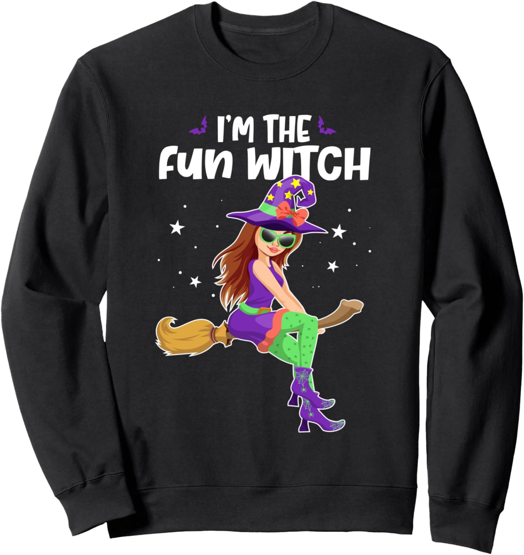I'm the Fun Witch Funny Halloween Matching Group Costume Sweatshirt