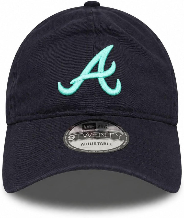 New Era 9Twenty Cap MLB Basecap Baseball Verstellbar Kappe #30-Braves-Navy-31672 Einheitsgrösse, #30