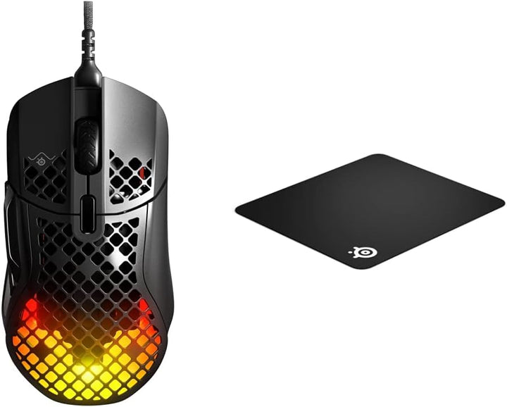 SteelSeries Aerox 5 Gaming-Maus – Ultraleichte 66 g – 9 programmierbare Tasten – Wasserbeständig nac